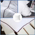 thumbnail image 4 of Baweave Synthetic Down Pillow Insert - 18x18 Down Alternative Pillow  Ultra Soft Body Pillow  Large Standard Body Bed Sleeping Pillow - 1 Decorative Pillow Form, 4 of 7
