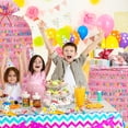thumbnail image 3 of 2 Pcs 80 x 60 in Jumbo Birthdays Gift Bags for Giant Present Extra Large Plastic Oversized Bike Birthdays Wrapping Bag for Baby Shower Party Favors(Pink), 3 of 6