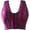 Purple, variant on IROINNID Women's Bras Full Coverage Solid Underwear Thin Large Size No Sponge No Steel Ring Sexy Breathable Anti-Sagging Bunny Cup Underwear