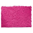 thumbnail image 2 of Denhf Bathroom Rugs, Non Slip Absorbent Chenille Bath Mat, Ultra Soft Fluffy Plush Shower Mat, Quick Dry Microfiber Bath Rugs, Machine Washable Floor Mats, Door Mat Outside Entrance, 24" x 17", Pink, 2 of 9