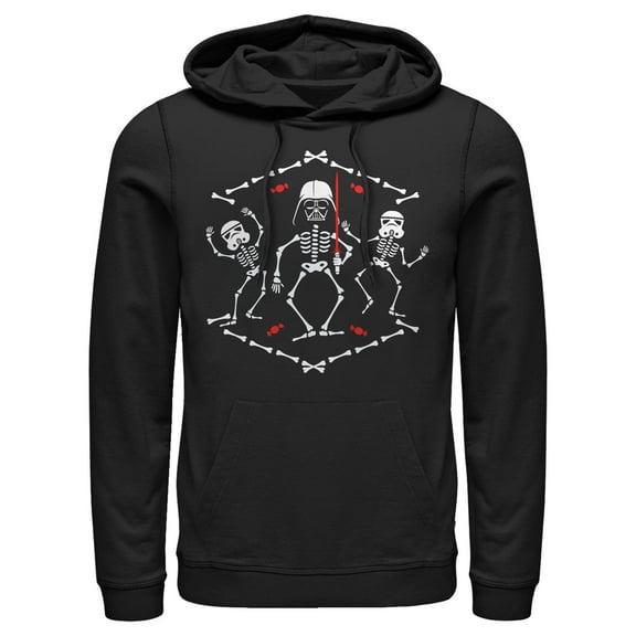 Men's Star Wars: A New Hope Halloween Vader Skeleton Dance Pull Over Hoodie