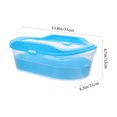 thumbnail image 2 of HOOWIFFY Plastic Turtle Tank Turtle Breeding Tank Triple Layer Blue 1Set, 2 of 8