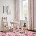 thumbnail image 3 of GUHNNHUIJ Living Room 6x9 Area Rugs Machine Washable Ultra-Thin Soft Non Slip Carpet Rug Vintage Boho Flower Stain Resistant Large Rug for Bedroom Dining Room Indoor Nursery Guest Room Ho, 3 of 9