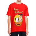 thumbnail image 3 of Camiseta de Charlie Brown y Snoopy de Peanuts, camisetas de Happy Halloween, camisetas vintage de manga corta, camisetas de verano 100% algodón de gran tamaño, 3 of 5