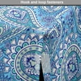 thumbnail image 4 of Blue Paisley Dog Crate Cover, Motifs of Traditional Flowers Motif Arrangement in Blue Tones Pattern, Easy to Use Pet Kennel Cover for Dogs, 35" x 23" x 27", Sky Blue and White, by Ambesonne, 4 of 6