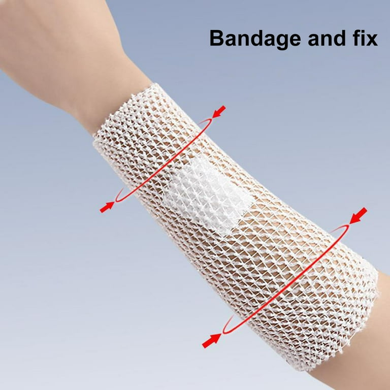 Sportteer Mesh Bandage Elastic Mesh Bandage Tubular Elastic Gauze Bandage  Breathable, Skin-Friendly, Elastic Net, Ideal for Wound Dressing and  Retainer Bandage - Walmart.com