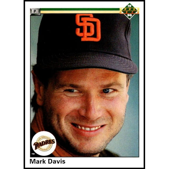 1990 Baseball sur le Pont Supérieur 431 Marque Davis San Diego Padres