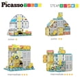 thumbnail image 4 of Bloques de construcción magnéticos PicassoTiles con 8 vehículos de construcción, 4 of 7