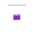 thumbnail image 4 of Naiovety 100 Uds bolsa de papel de aluminio envases cosméticos soportes de polvo cosmético bolsas de embalaje contenedor púrpura 7,5x6,5 cm Type2 NO2 Naiovety  HA060121-36, 4 of 6