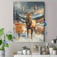 thumbnail image 4 of Majestic Elk Canvas Art Print/Wall Decor， Suitable for Living Room， Bedroom， Office， Cabin， and Hunting Lodge Decor., 4 of 8
