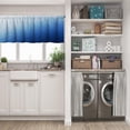 thumbnail image 5 of LALILO Kitchen Curtain Valance Blue Tropical Sea Surface With Rod Pocket Window Curtain 52"x 18" Set of 2, 5 of 5