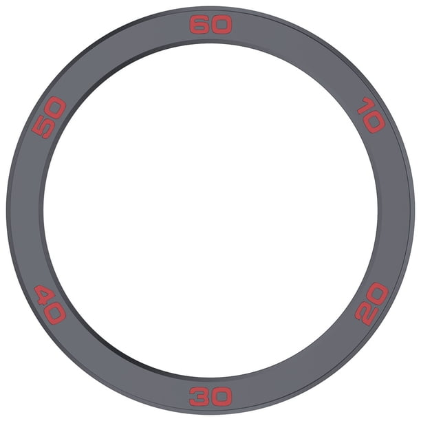 Anillo Repuesto Bisel Metal Película Vidrio Tempe para CMF Watch Pro 2 () Rojo Y