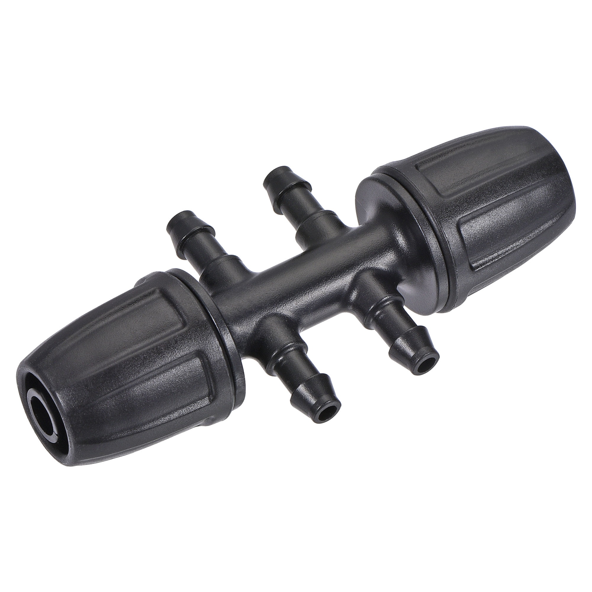 Uxcell Drip Irrigation Barbed Tee 6Way Fitting 8mm to 4mm ID Tubing