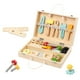 thumbnail image 4 of Juego de herramientas de madera para niños, juego de tornillos y tuercas, juego de roles, juguetes educativos, juguetes de caja de herramientas, jugue, 4 of 9