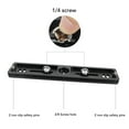 thumbnail image 4 of Tripod Quick Release Plate, Wear  Non Slip Universal Easy To Install Aluminum Alloy Quick Release Plate High Strength  For Ball Head, 4 of 8