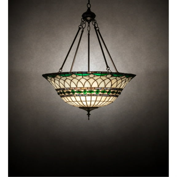 Meyda Tiffany 128649 Tiffany Roman 3 Light 24" Wide Pendant - MultiColor