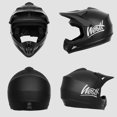 thumbnail image 5 of Westt Cross Kid L Black ABS Dirt Bike Helmets, DOT Approved for Boys, 5 of 9