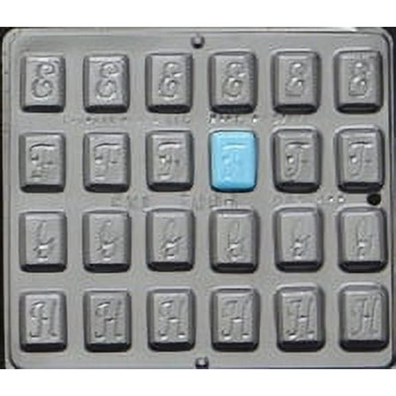 7006 Alphabet "E F G H" Chocolate Candy Mold