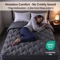 thumbnail image 5 of INGALIK Ultra Comfort Mattress Pad, Twin - Breathable Cooling Topper, 8-21" Deep Pocket Mattress Cover, Noiseless Hypoallergenic, 5 of 13