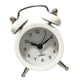 thumbnail image 4 of Despertador Zulema Reloj despertador de escritorio campana gemela blanco, 4 of 5