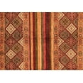 thumbnail image 1 of Ahgly Company Indoor Rectangle Abstract Orange Modern Area Rugs, 6' x 9', 1 of 4