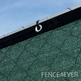 thumbnail image 2 of Dark Green 6'x25' Fence Privacy Screen Windscreen Shade Cover Mesh Fabric Tarp, 2 of 7