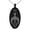 Black, variant on Stainless Steel Artemis Greek Goddess of Moon Engraved Small Oval Charm Pendant Necklace