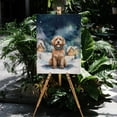 thumbnail image 4 of Hello Winter Goldendoodle Welcome Snowy Night Watercolor Vintage Vertical Matte Canvas Poster Doodle Dog Lover Gifts Idea Wall Art Home Decor - 01011, 4 of 5
