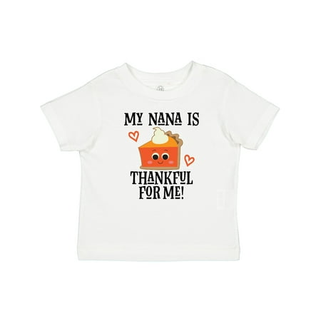 

Inktastic Thanksgiving Nana Thankful for Me Gift Baby Boy or Baby Girl T-Shirt