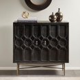 thumbnail image 3 of Gracie Mills Alley Hand-Carved 2 Door Accent Cabinet - GRACE-13088, 3 of 4