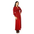 thumbnail image 4 of Women's Long Sleeve Empire Maxi Dress, 4 of 5