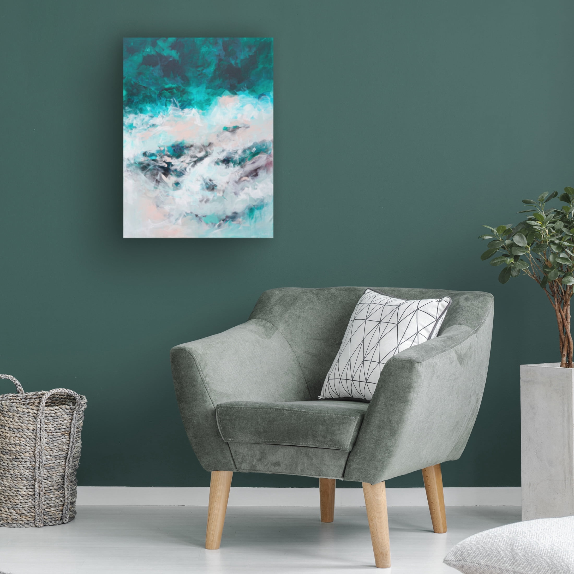 Trademark Fine Art Francoise Wattre The Sound of the Sea Canvas Wall Art