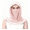 Pink, variant on UV Protection Sun Hood, Breathable Cooling Face Neck Cover for Outdoor Activities, Gray/Pink