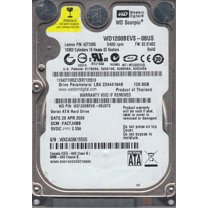 WD1200BEVS-08UST0, DCM FACTJHBB, Western Digital 120GB SATA 2.5 Hard Drive