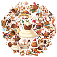 thumbnail image 5 of Cartoon Thanksgiving Stickers, Waterproof Turkey Sticker for Water Bottle Laptop Phone Cases Planner Skateboard Luggage Helmet Party Favor Decor, Ideal for Adults Teens Teacher Rewards, 5 of 9