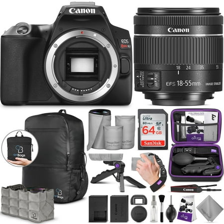 Canon EOS Rebel SL3 DSLR Camera and EF-S 18-55mm f/4-5.6 is STM Lens with Altura Photo Advanced Accessory and Travel