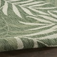 thumbnail image 3 of Nourison Garden Oasis Indoor/Outdoor Green Ivory 4' x 6' Area Rug (4x6), 3 of 9