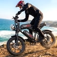 thumbnail image 2 of TakeMov Electric Bike for Adults, 750W Motor, 48V 50Ah Dual Battery E Mountain Ebike, 20" x 4" Fat Tire Off-Road Ebike, Full Suspension, Class 3, UL2849, 2 of 8
