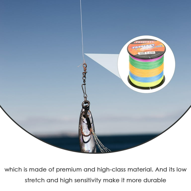 Sea Fishing Multicolored Line Braided Accessory Professional Wire High Toughness Outdoor Supply Gear, Size: 7x7cm, Other