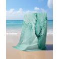 thumbnail image 4 of Turquoise Marble Beach Towels Oversized Super Absorbent, Nature Marble Stone Ripple Modern Art Lightweight Bath Towel Quick Dry Sets For Bathroom/Pool/Rv Camping/Beach Play/Gym Room/Picnic 35"x70", 4 of 8