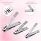 thumbnail image 5 of Set de cortaúñas Yougai Professional, 18 unidades, con estuche, 5 of 6