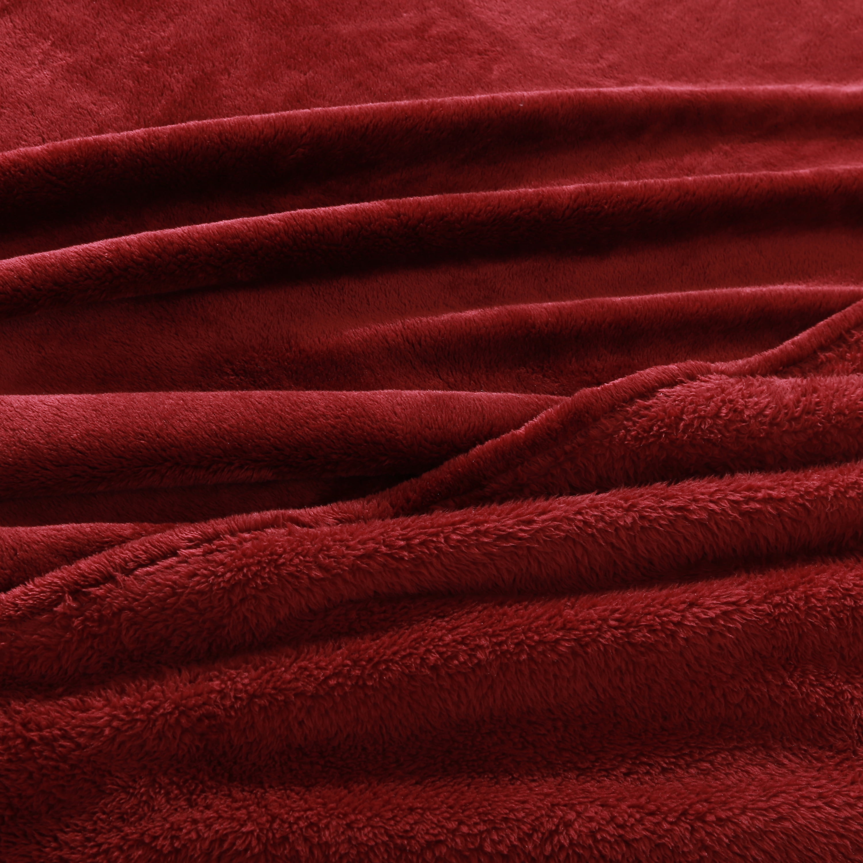 Berkshire Blanket Eco Plush Bed Blanket, Wine, King