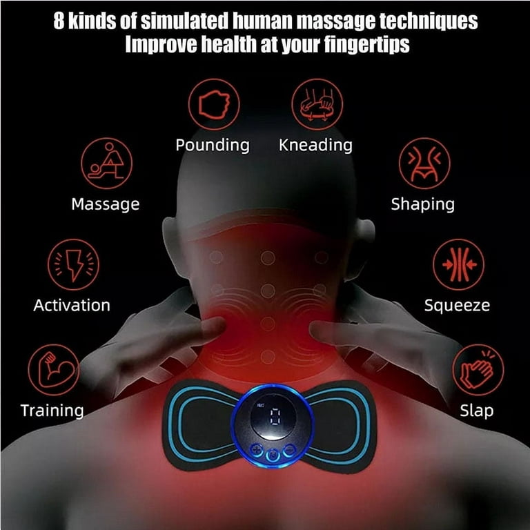  FDA Cleared HealthmateForever PM10AB 10 Modes Mini Body  Electrical Back Pain Relief Massager Provide Body Relaxation Experience  PM10AB + Extra Lower Back Pain Toning Belt : Health & Household