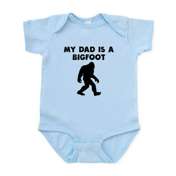CafePress - My Dad Is A Bigfoot Body Suit - Baby Light Bodysuit, Size Newborn - 24 Months