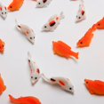 thumbnail image 2 of Holzlrgus 30 Pcs Mini Goldfish Figurines - Mix Colours Resin Red Fairy Garden Miniature Moss DIY Terrarium Crafts Home Décor Ornaments., 2 of 5