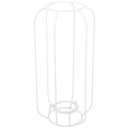 thumbnail image 3 of 1Set Metal Cage Pendant Lamp Irregular Shape White For Diy Lighting, 3 of 9