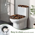 thumbnail image 4 of HELLHERO Round Toilet Lid Dust Cover for Elastic Edge Polyester Fabric Universal Easy to Clean Washable and Reusable Elastic Bottom Non-Slip Fashion, 4 of 8