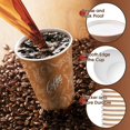 thumbnail image 3 of missunny-100 Pack -12 oz Disposable Coffee Cups with Lids, Thickened Coffee Paper Cups - to Go Hot Cups for Party, Beverages, Tea, Hot Chocolate, Water, Juice, 3 of 5