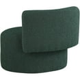 thumbnail image 4 of Pemberly Row Modern / Contemporary Green Boucle Fabric Accent Chair, 4 of 7