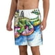 thumbnail image 2 of Fotbe Alligator Donut Pool Float Trajes de Baño Estampados para Hombre, Shorts de Verano de Secado Rápido, Ropa de Playa, Bañadores-X-Large, 2 of 6